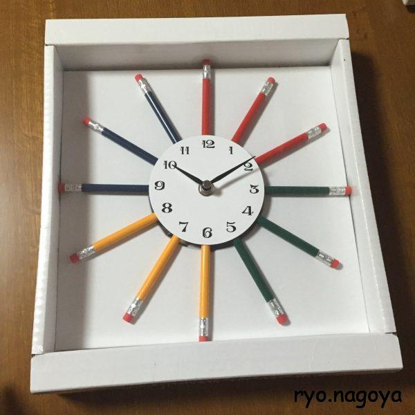 色鉛筆の時計